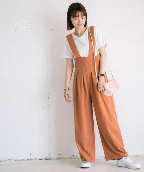 coen（コーエン）の「ポンチサロペット（サロペット/オーバーオール・レディース・ライトブルー/ブラック/ベージュ・MEDIUM/LARGE）」の13枚目の写真