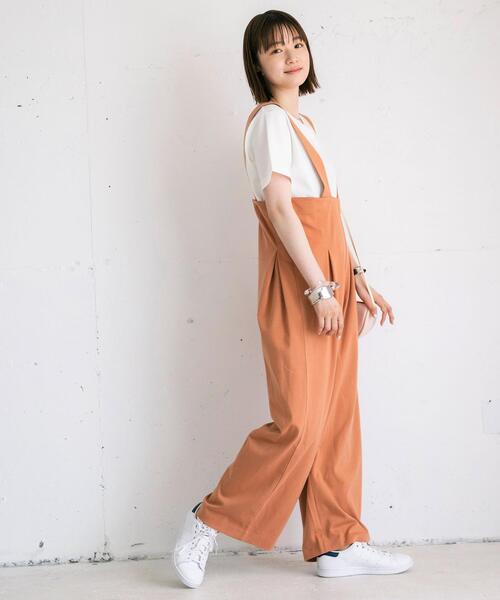 coen（コーエン）の「ポンチサロペット（サロペット/オーバーオール・レディース・ライトブルー/ブラック/ベージュ・MEDIUM/LARGE）」の15枚目の写真