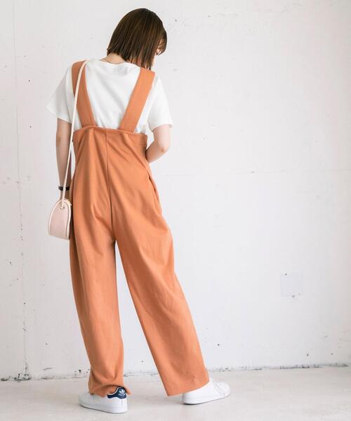 coen（コーエン）の「ポンチサロペット（サロペット/オーバーオール・レディース・ライトブルー/ブラック/ベージュ・MEDIUM/LARGE）」の16枚目の写真