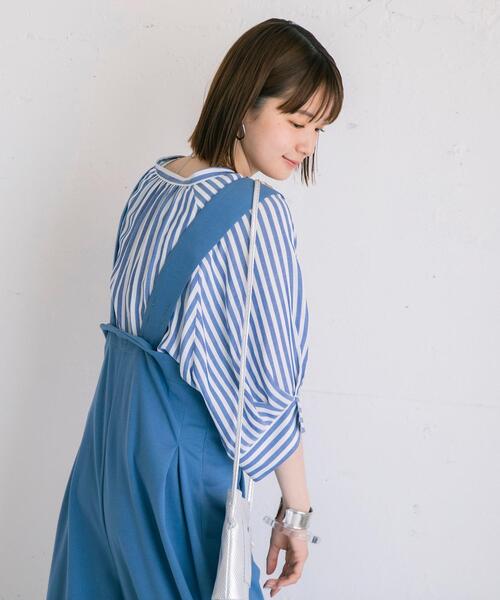 coen（コーエン）の「ポンチサロペット（サロペット/オーバーオール・レディース・ライトブルー/ブラック/ベージュ・MEDIUM/LARGE）」の19枚目の写真