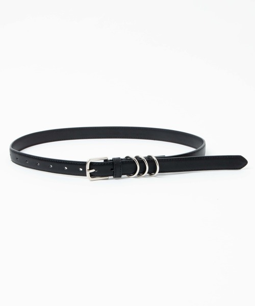 LUCY(ルーシー)の「LUCY/METAL LOOP DRESS BELT(ベルト・メンズ・ブラック/その他1・FREE)」の3枚目の写真