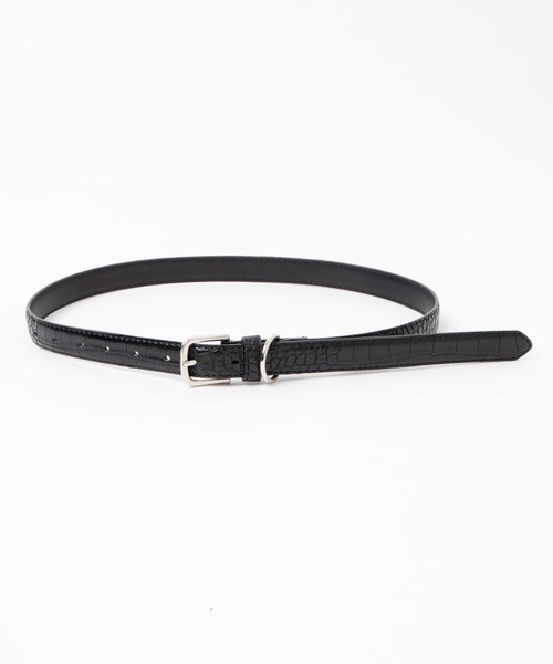 LUCY(ルーシー)の「LUCY/METAL LOOP DRESS BELT(ベルト・メンズ・ブラック/その他1・FREE)」の5枚目の写真
