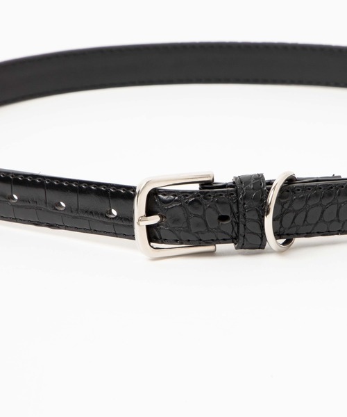 LUCY(ルーシー)の「LUCY/METAL LOOP DRESS BELT(ベルト・メンズ・ブラック/その他1・FREE)」の8枚目の写真