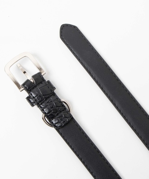 LUCY(ルーシー)の「LUCY/METAL LOOP DRESS BELT(ベルト・メンズ・ブラック/その他1・FREE)」の12枚目の写真