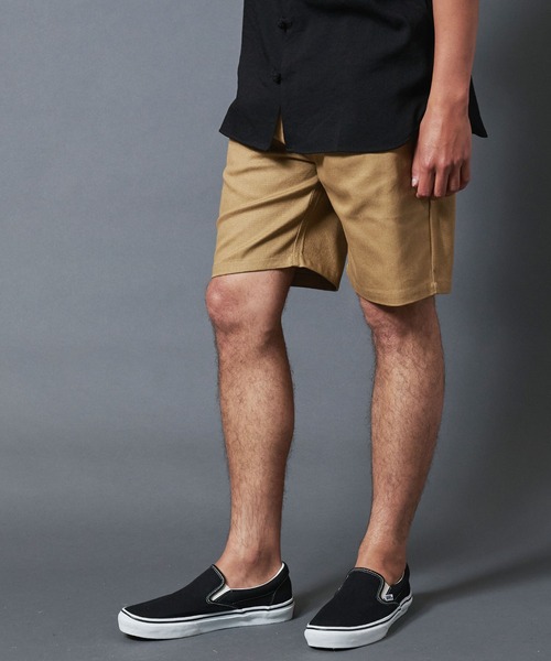 THE TWENTYSEVEN(ザ トゥエンティーセブン)の「The TWENTYSEVEN:TWILL CHEF SHORTS ツイルシェフショーツ(チノパンツ・メンズ・ホワイト/ブラック/ベージュ/オリーブ・S/M/L)」の4枚目の写真