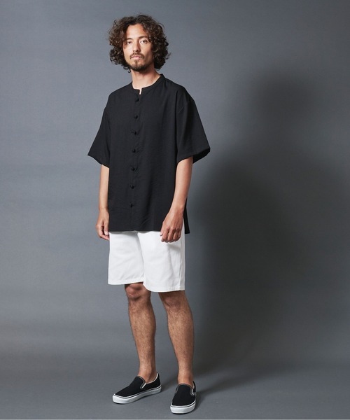 THE TWENTYSEVEN(ザ トゥエンティーセブン)の「The TWENTYSEVEN:TWILL CHEF SHORTS ツイルシェフショーツ(チノパンツ・メンズ・ホワイト/ブラック/ベージュ/オリーブ・S/M/L)」の10枚目の写真