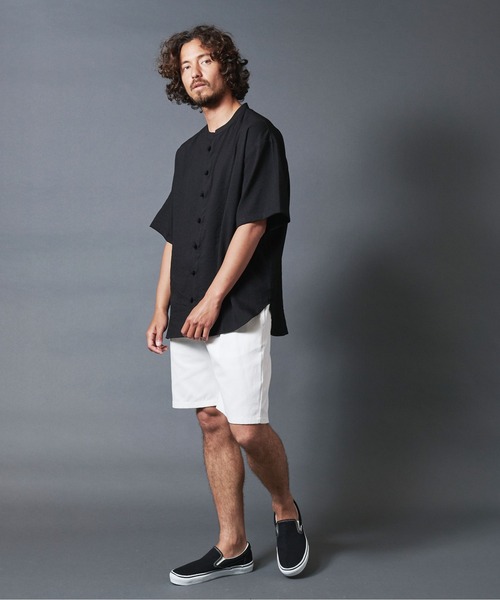THE TWENTYSEVEN(ザ トゥエンティーセブン)の「The TWENTYSEVEN:TWILL CHEF SHORTS ツイルシェフショーツ(チノパンツ・メンズ・ホワイト/ブラック/ベージュ/オリーブ・S/M/L)」の11枚目の写真