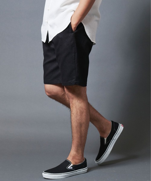 THE TWENTYSEVEN(ザ トゥエンティーセブン)の「The TWENTYSEVEN:TWILL CHEF SHORTS ツイルシェフショーツ(チノパンツ・メンズ・ホワイト/ブラック/ベージュ/オリーブ・S/M/L)」の14枚目の写真