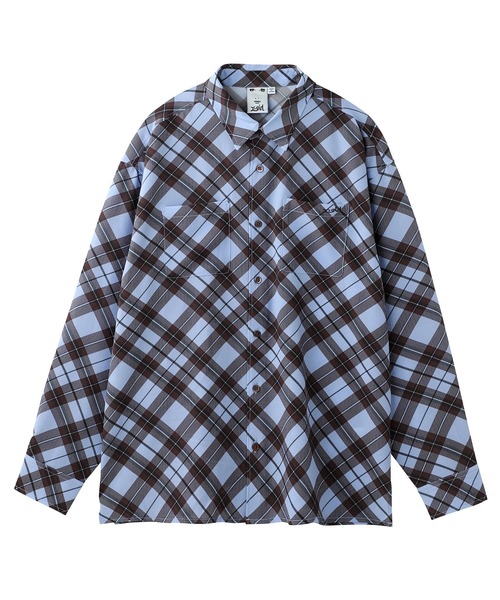 ⭐︎早い者勝ち⭐︎最安値X-girl PLAID SHIRT 長袖シャツ　Sサイズ X-girl（エックスガール）の「DIAMOND PLAID SHIRT（シャツ
