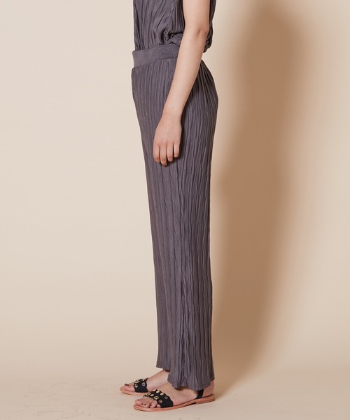 JETSET SOLO PLUS (ジェットセットソロプラス)の「ランダムワッシャー リラックスパンツ(その他パンツ・レディース・ブラック/モカ・FREE)」の3枚目の写真