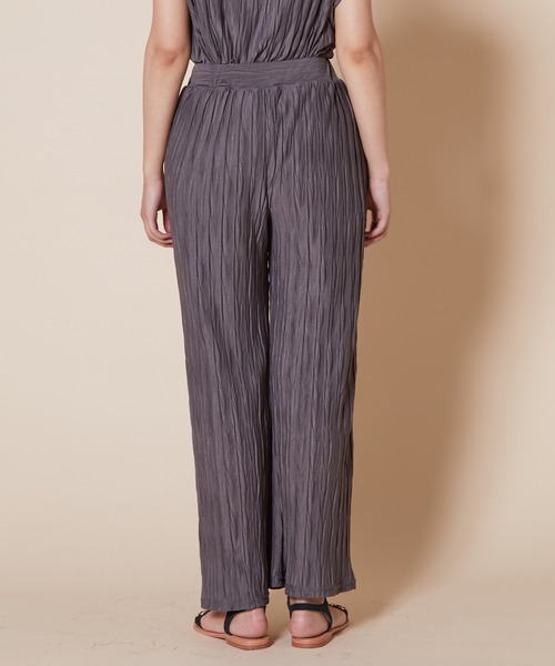 JETSET SOLO PLUS (ジェットセットソロプラス)の「ランダムワッシャー リラックスパンツ(その他パンツ・レディース・ブラック/モカ・FREE)」の5枚目の写真