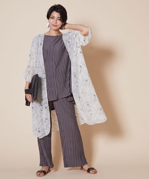 JETSET SOLO PLUS (ジェットセットソロプラス)の「ランダムワッシャー リラックスパンツ(その他パンツ・レディース・ブラック/モカ・FREE)」の17枚目の写真