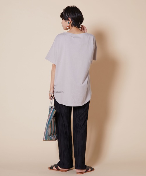 JETSET SOLO PLUS (ジェットセットソロプラス)の「ランダムワッシャー リラックスパンツ(その他パンツ・レディース・ブラック/モカ・FREE)」の8枚目の写真