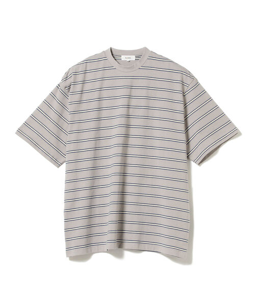BeAMS DOT（ビームスドット）の「【WEB限定】BeAMS DOT / マルチボーダー オーバーTシャツ（Tシャツ/カットソー・メンズ・ブラック/グレー・MEDIUM/LARGE）」の13枚目の写真