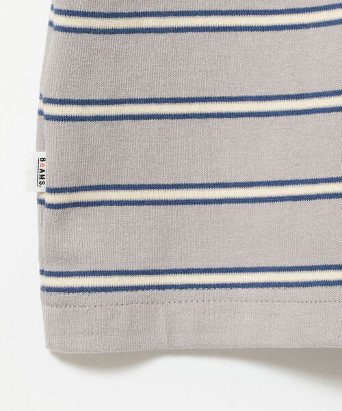 BeAMS DOT（ビームスドット）の「【WEB限定】BeAMS DOT / マルチボーダー オーバーTシャツ（Tシャツ/カットソー・メンズ・ブラック/グレー・MEDIUM/LARGE）」の15枚目の写真