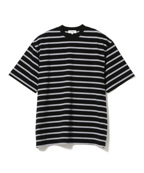 BeAMS DOT（ビームスドット）の「【WEB限定】BeAMS DOT / マルチボーダー オーバーTシャツ（Tシャツ/カットソー・メンズ・ブラック/グレー・MEDIUM/LARGE）」の20枚目の写真