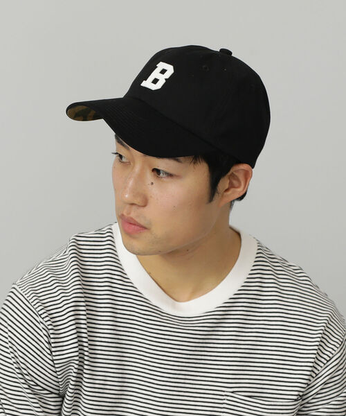 BEAMS HEART(ビームスハート)の「BEAMS HEART / フェルト B キャップ(キャップ・メンズ・ブラック/ネイビー/インディゴブルー・FREE)」の2枚目の写真