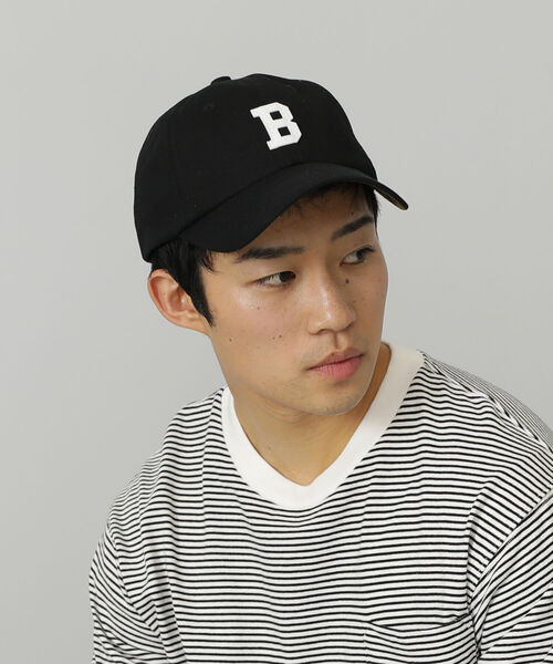 BEAMS HEART(ビームスハート)の「BEAMS HEART / フェルト B キャップ(キャップ・メンズ・ブラック/ネイビー/インディゴブルー・FREE)」の4枚目の写真