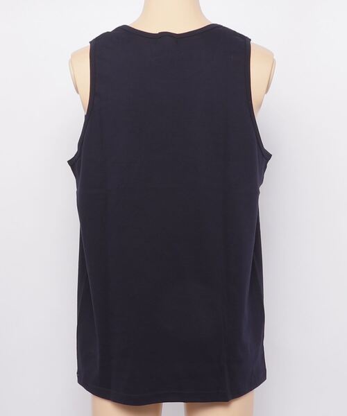ROTAR(ローター)の「Ribbon LOGO 1p Tank ワンポイント ロゴ タンクトップ(タンクトップ・メンズ・ホワイト/ブラック/ネイビー・MEDIUM/LARGE/X-LARGE)」の12枚目の写真