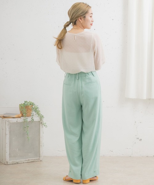 ITEMS URBANRESEARCH（アイテムズ アーバンリサーチ）の「セットシアーブラウス（シャツ/ブラウス・レディース・ブラック/グレー系その他/アイボリー・FREE）」の20枚目の写真