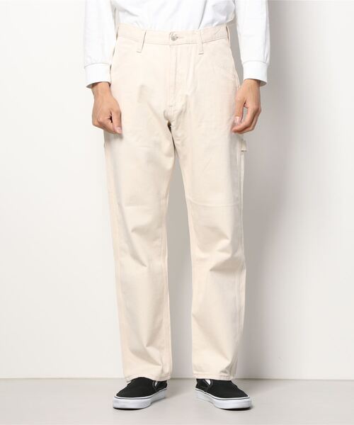Wrangler（ラングラー）の「【Wrangler/ラングラー】PAINTER ペインターパンツ/カラーパンツ/スケーターパンツ（チノパンツ・メンズ・ブラック/アイボリー・XL/S/M/L）」の3枚目の写真