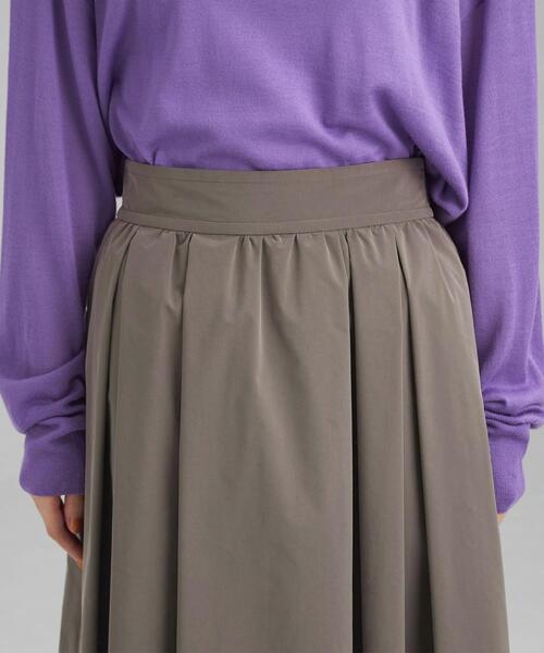 green label relaxing(グリーンレーベルリラクシング)の「メモリー ピーチ ギャザー スカート(スカート・レディース・ピンク/モカ・38/36)」の6枚目の写真