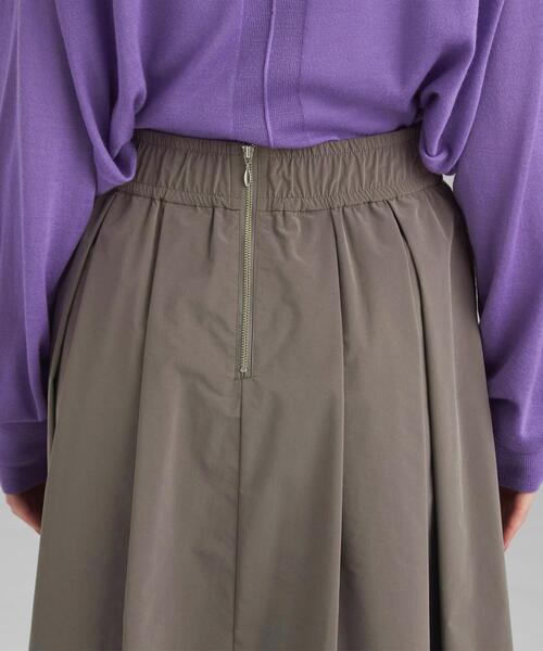 green label relaxing(グリーンレーベルリラクシング)の「メモリー ピーチ ギャザー スカート(スカート・レディース・ピンク/モカ・38/36)」の10枚目の写真