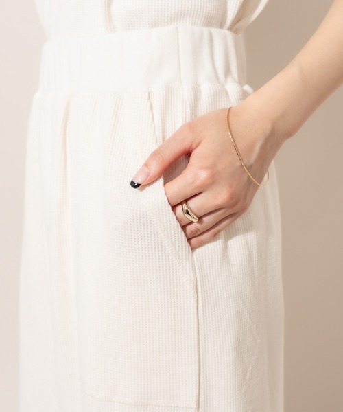 mline（エムライン）の「[mline] WEB限定 ワッフルマーメイドスカート（スカート・レディース・アイボリー/ベージュ/イエロー・FREE）」の15枚目の写真