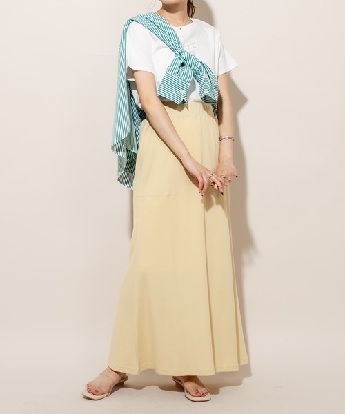 mline（エムライン）の「[mline] WEB限定 ワッフルマーメイドスカート（スカート・レディース・アイボリー/ベージュ/イエロー・FREE）」の18枚目の写真