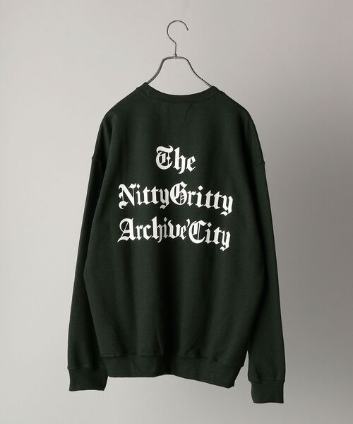 SHIPS(シップス)の「THE NITTY GRITTY ARCHIVE CITY: オールドイングリッシュ ロゴ スウェット(スウェット・メンズ・ライトグレー/ブルー/グリーン・MEDIUM/LARGE/X-LARGE)」の16枚目の写真