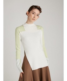 FURFUR | ミリタリーカラーブロックプルオーバー(ニット/セーター)