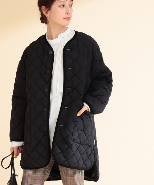 Ray BEAMS（レイビームス）の「GYMPHLEX / キルト ダウン コート（ダウンジャケット/コート・レディース・ブラック/オリーブ・12/14）」の12枚目の写真