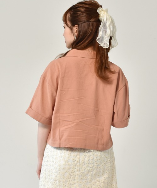 ems excite（エムズエキサイト）の「アソート開襟シャツ（シャツ/ブラウス・レディース・オレンジ/アイボリー/ブルー系その他・FREE）」の15枚目の写真