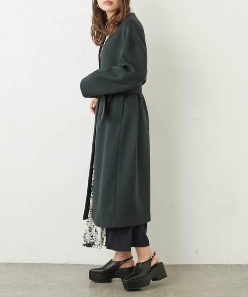 Lui's(ルイス)の「フラワープリント切替ワンピース(ワンピース・レディース・ブラウン/ネイビー・FREE)」の15枚目の写真