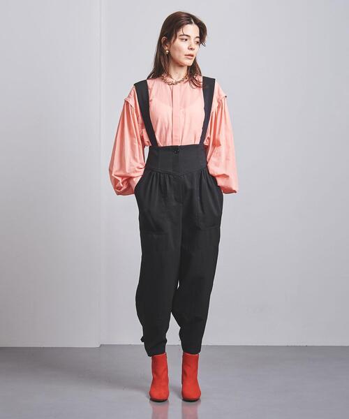 ELIN(エリン)の「<ELIN(エリン)>サスペンダー パンツ(その他パンツ・レディース・ブラック・38/36)」の2枚目の写真