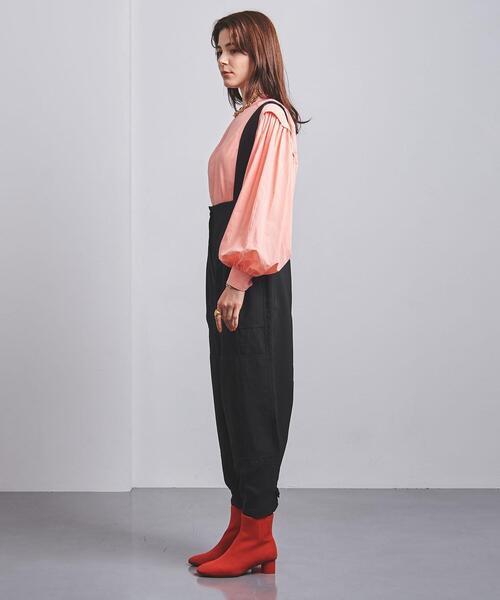 ELIN(エリン)の「<ELIN(エリン)>サスペンダー パンツ(その他パンツ・レディース・ブラック・38/36)」の3枚目の写真