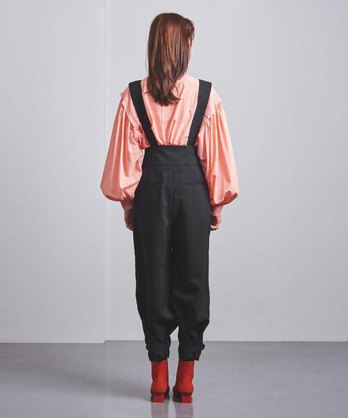 ELIN(エリン)の「<ELIN(エリン)>サスペンダー パンツ(その他パンツ・レディース・ブラック・38/36)」の4枚目の写真