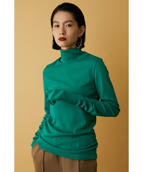 HeRIN.CYE（ヘリンドットサイ）の「Mesh inner tops（Tシャツ/カットソー・レディース・レッド/ネイビー/ライトグリーン/ターコイズブルー/オフホワイト/オレンジ/グリーン/ベージュ/ブラック・FREE）」の4枚目の写真