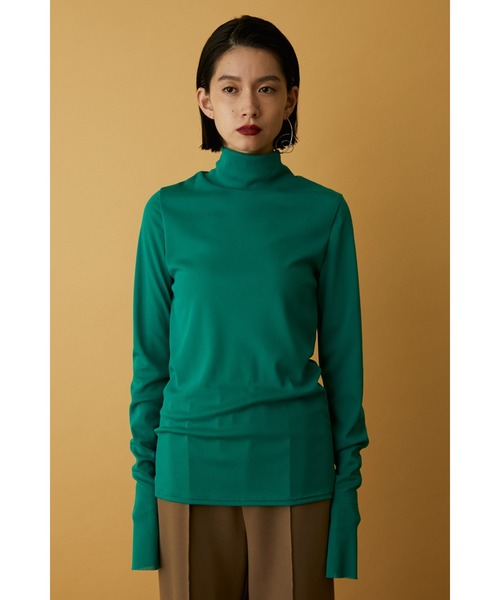 HeRIN.CYE（ヘリンドットサイ）の「Mesh inner tops（Tシャツ/カットソー・レディース・レッド/ネイビー/ライトグリーン/ターコイズブルー/オフホワイト/オレンジ/グリーン/ベージュ/ブラック・FREE）」の12枚目の写真