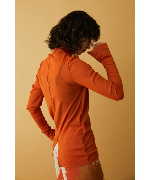 HeRIN.CYE（ヘリンドットサイ）の「Mesh inner tops（Tシャツ/カットソー・レディース・レッド/ネイビー/ライトグリーン/ターコイズブルー/オフホワイト/オレンジ/グリーン/ベージュ/ブラック・FREE）」の20枚目の写真