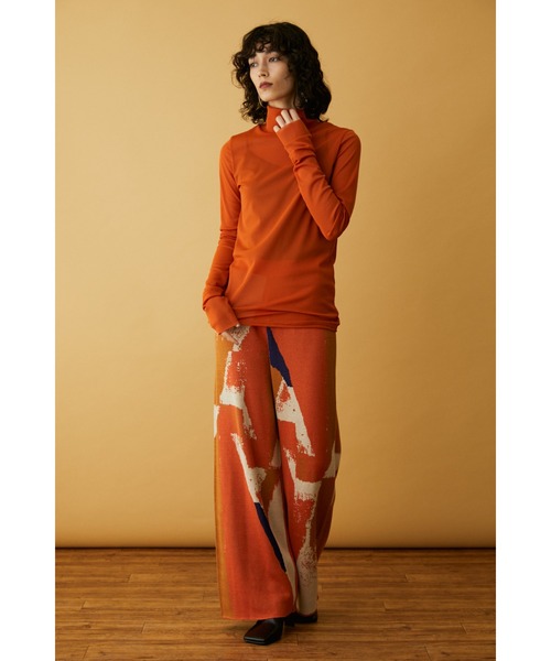 HeRIN.CYE（ヘリンドットサイ）の「Mesh inner tops（Tシャツ/カットソー・レディース・レッド/ネイビー/ライトグリーン/ターコイズブルー/オフホワイト/オレンジ/グリーン/ベージュ/ブラック・FREE）」の21枚目の写真