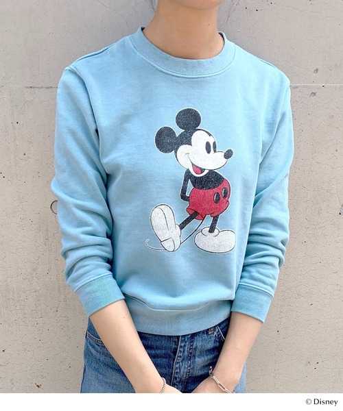GOOD ROCK SPEED（グッドロックスピード）の「Mickey スウェット（Tシャツ/カットソー・レディース・ブルー・FREE）」の3枚目の写真