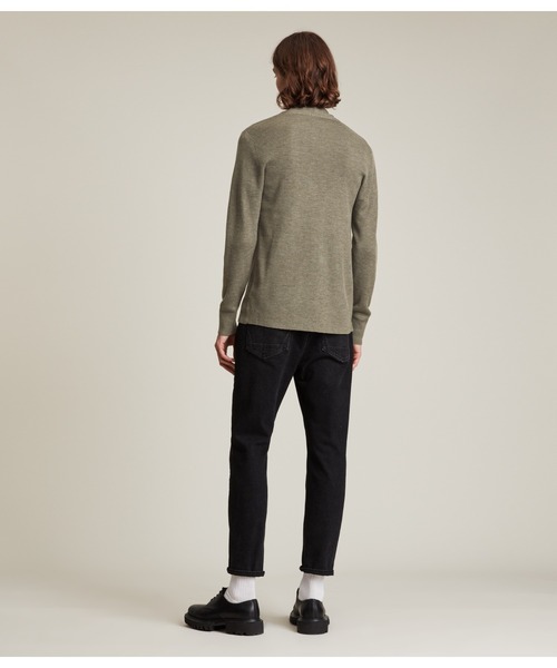 ALLSAINTS（オールセインツ）の「MODE MERINO OPEN CARDIGAN | モード メリノ オープン カーディガン（カーディガン/ボレロ・メンズ・グリーン系・S/L/M/XS）」の7枚目の写真