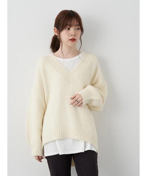 マークアンドロナ Vネックニット MARK&LONA - 【2024AW 木村拓哉さん着用 VOL.2】 AXL VEE NECK