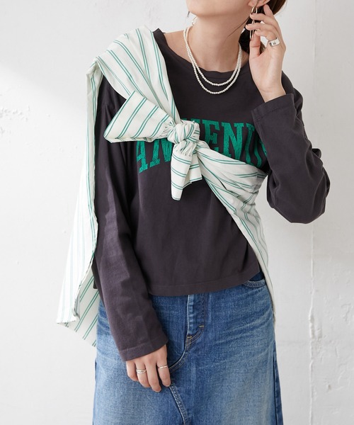 DISCOAT（ディスコート）の「ブロードビッグシャツ（シャツ/ブラウス・レディース・ピンク/グリーン/ホワイト/イエロー・FREE）」の12枚目の写真