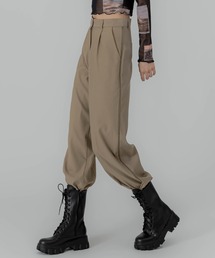 FOLLOWIN | [FLW MADE]ハイウエストサイドラインワイドスラックス(スラックス)