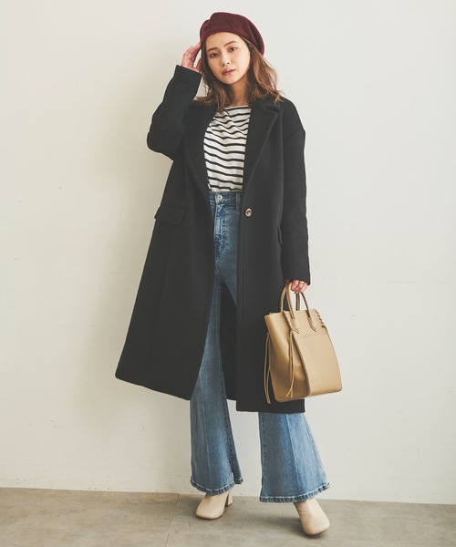 FREE'S MART（フリーズマート）の「サーモベレー（ハンチング/ベレー帽・レディース・ブラック/グレー/レッド・ﾌﾘ-）」の9枚目の写真