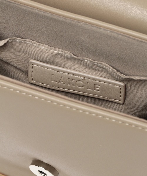 LAKOLE（ラコレ）の「ハーフムーンベルトショルダーバッグ / 215170（ショルダーバッグ・レディース・オフホワイト/ベージュ/ブラック・FREE）」の21枚目の写真