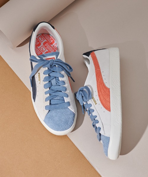 PUMA(プーマ)の「【PUMA 】スウェードVTG WTフォームストリップスニーカー(スニーカー・レディース・ホワイト・22.5/23/23.5/24/24.5/25)」の1枚目の写真