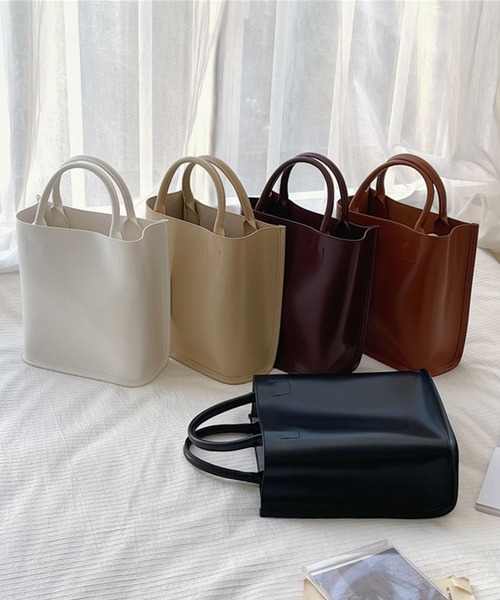 shopnikoniko（ショップニコニコ）の「巾着付き ハンドバッグ（ハンドバッグ・レディース・ベージュ/ブラック/ブラウン/ホワイト/ワイン・フリー）」の16枚目の写真